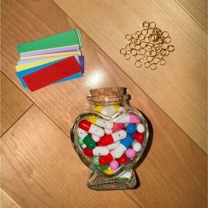 Birthday/Anniversary/Valentines gift - Capsule letters message in a bottle